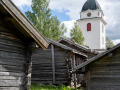 Rättvik, kyrka och kyrkstallar