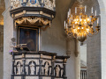 Interiör från klosterkyrkan i Varnhem